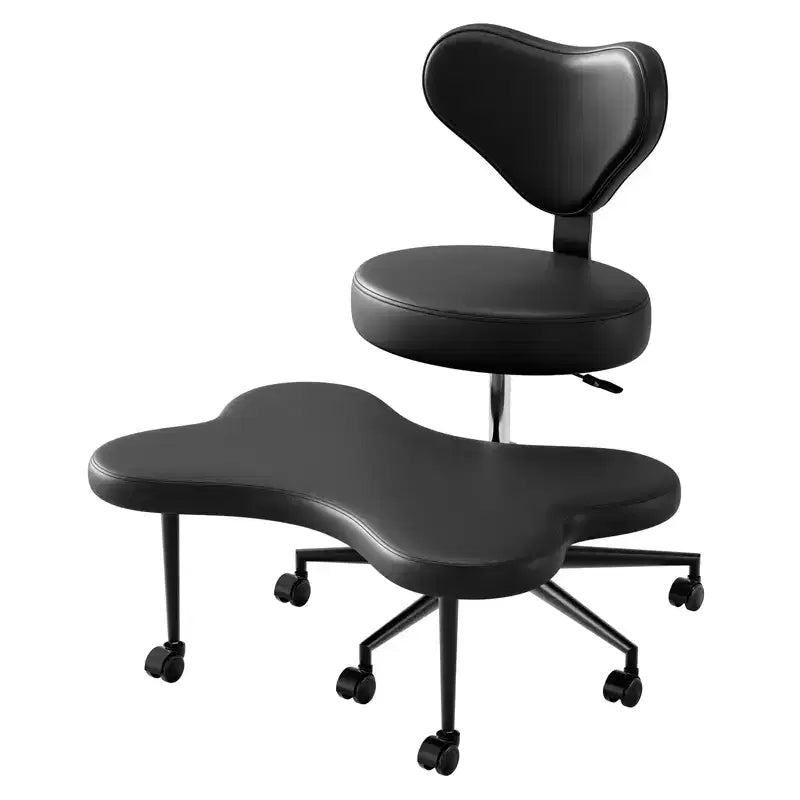 Chaise de bureau ergonomique entrecroisée, chaise de méditation réglable en hauteur