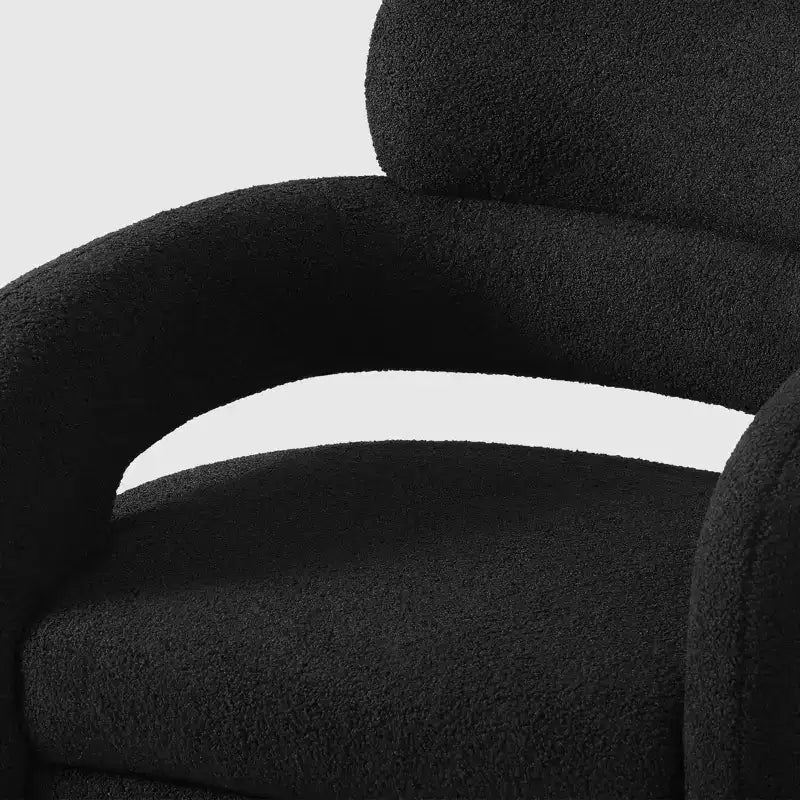 Fauteuil pivotant d'appoint « tonneau » Mid-Century Modern