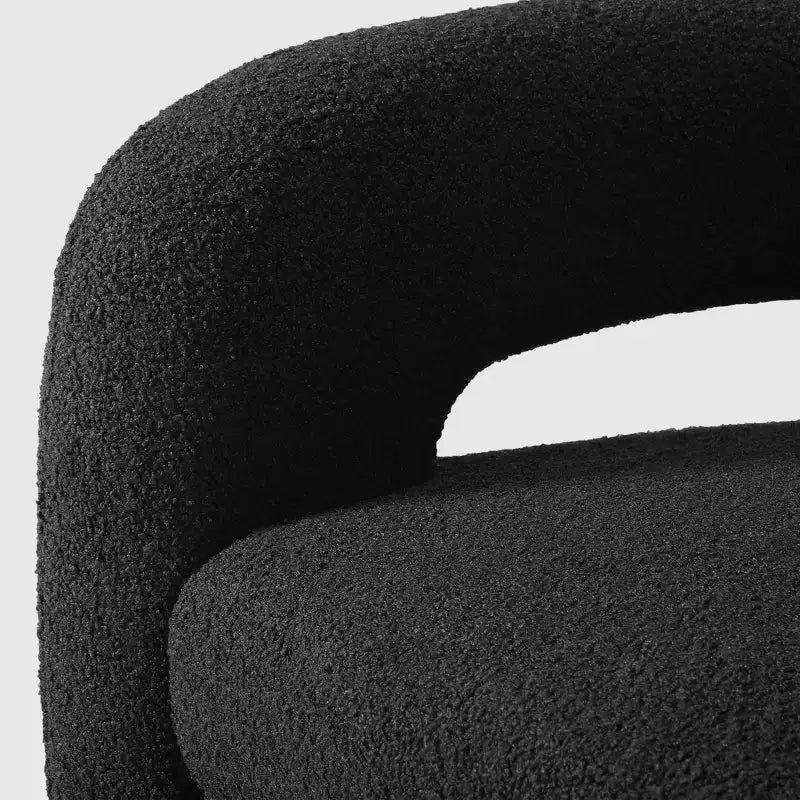 Fauteuil pivotant d'appoint « tonneau » Mid-Century Modern