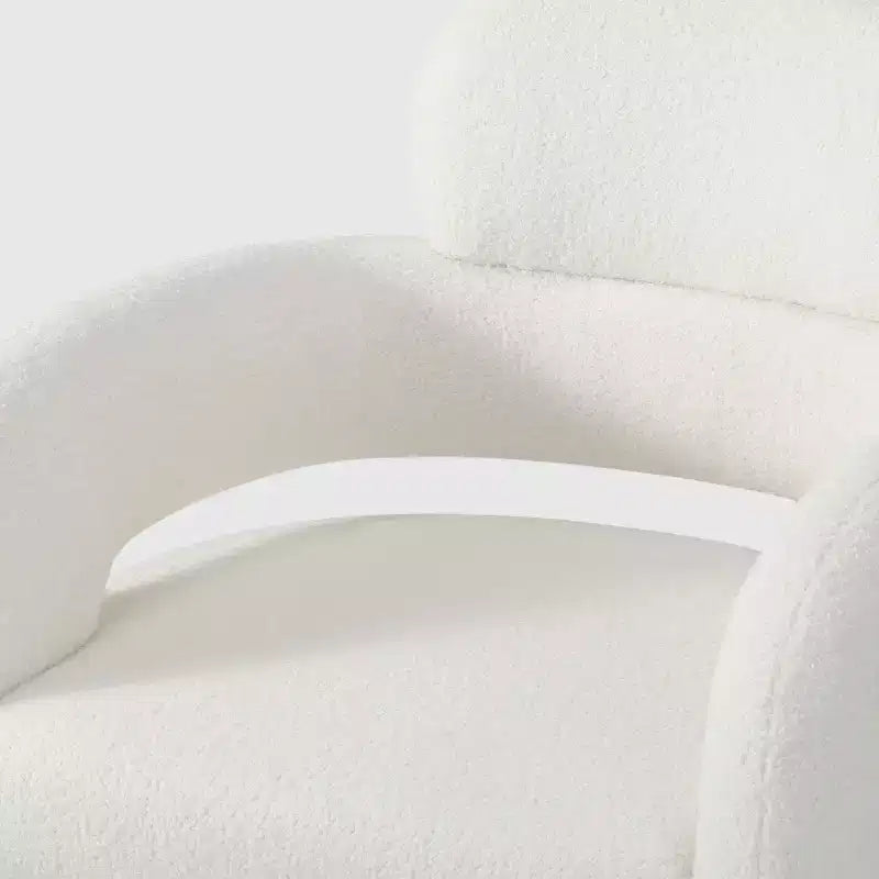 Fauteuil pivotant d'appoint « tonneau » Mid-Century Modern