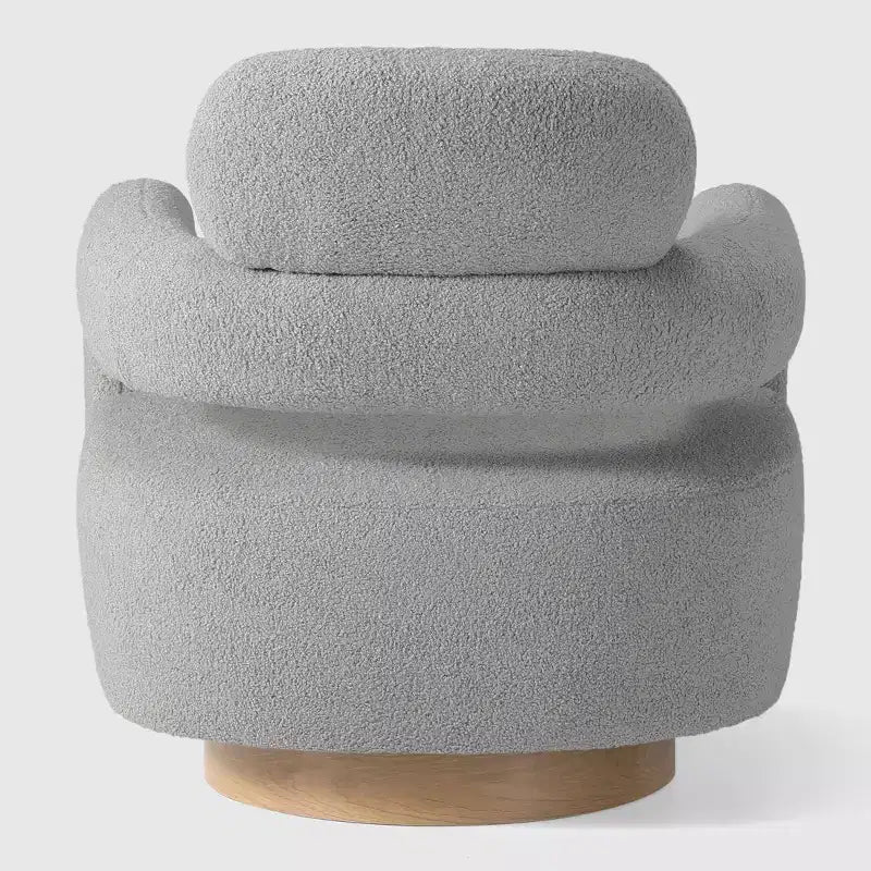 Fauteuil pivotant d'appoint « tonneau » Mid-Century Modern