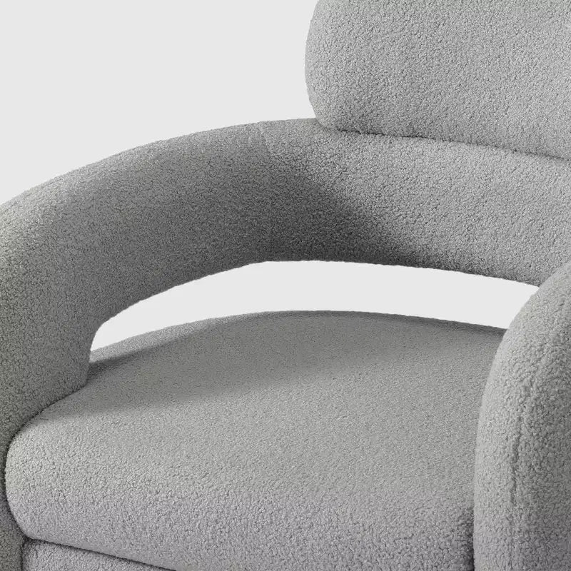 Fauteuil pivotant d'appoint « tonneau » Mid-Century Modern