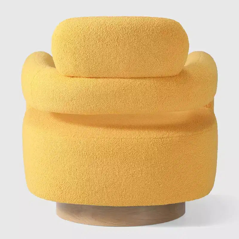 Fauteuil pivotant d'appoint « tonneau » Mid-Century Modern