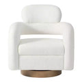 Fauteuil pivotant d'appoint « tonneau » Mid-Century Modern