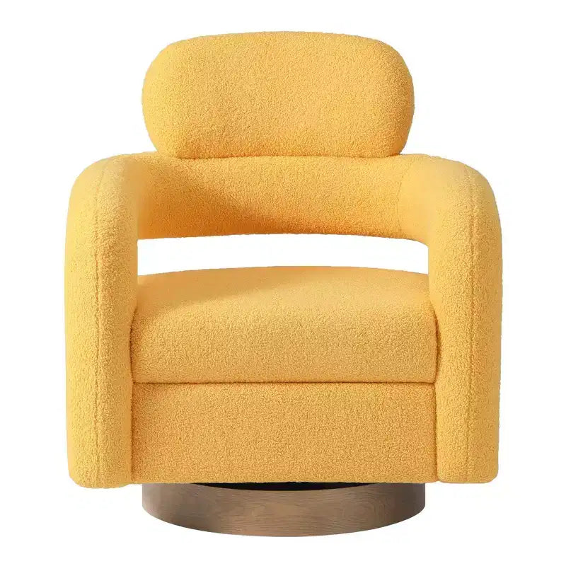 Fauteuil pivotant d'appoint « tonneau » Mid-Century Modern