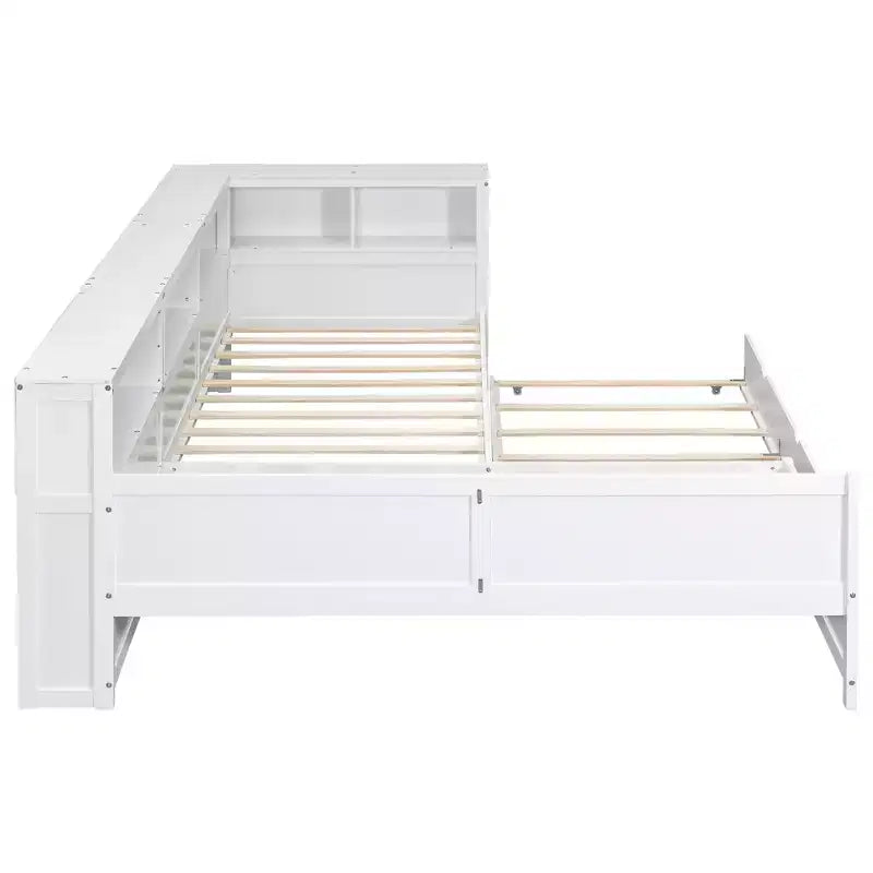 Lits jumeaux en L pour 2, lit d'angle avec lit gigogne