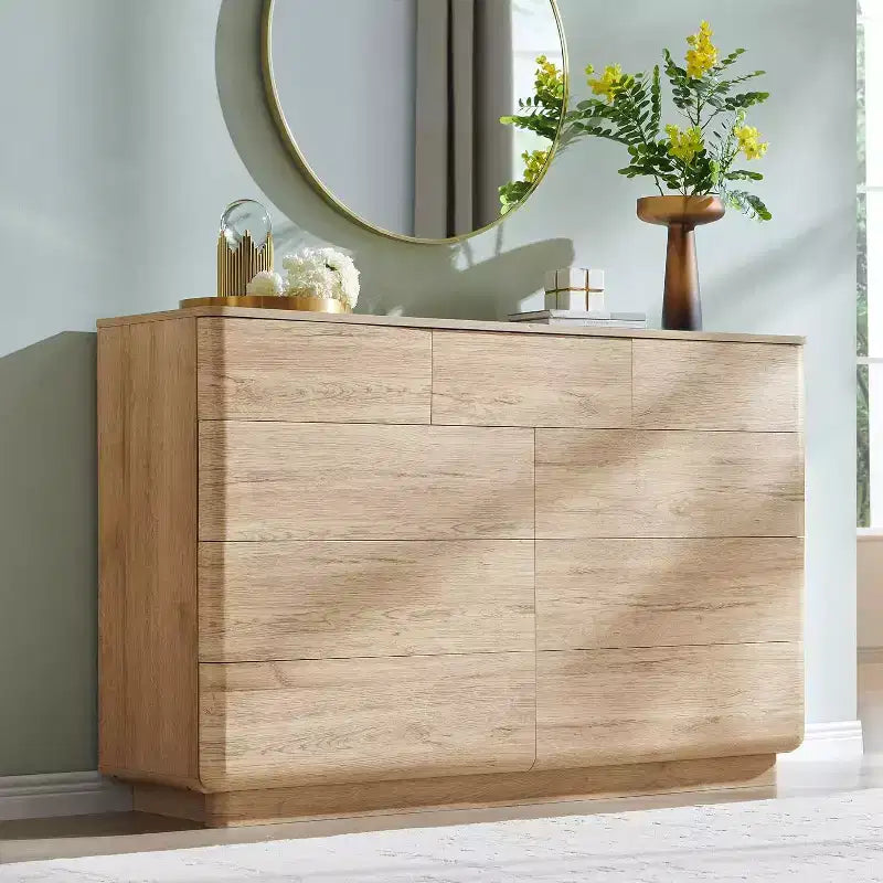 Commode, commode en bois de 52 pouces de large