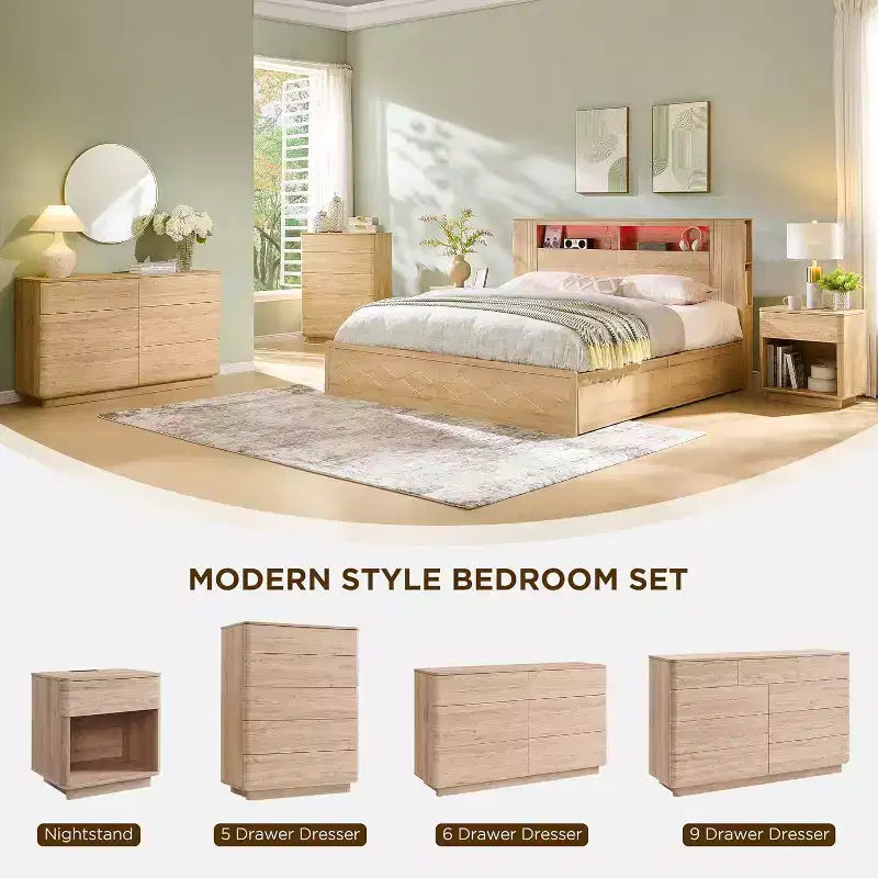 Commode, commode en bois de 52 pouces de large