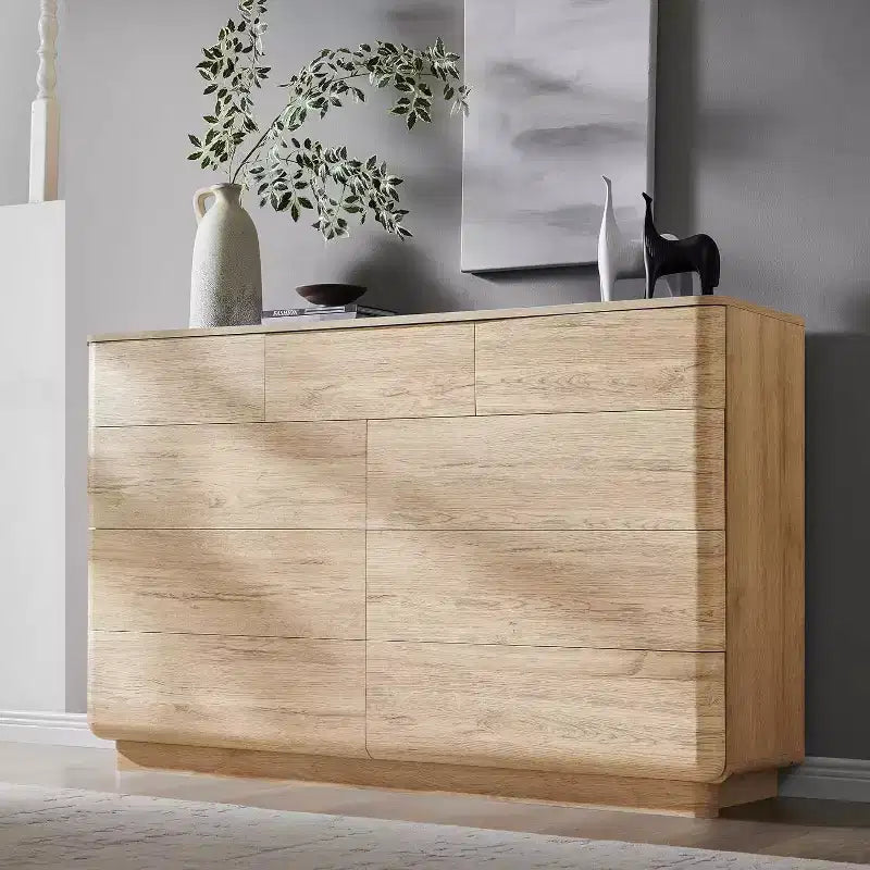 Commode, commode en bois de 52 pouces de large