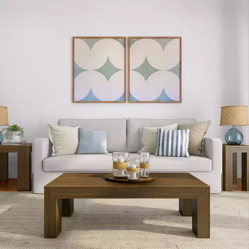 Table basse moderne 48 en bois massif