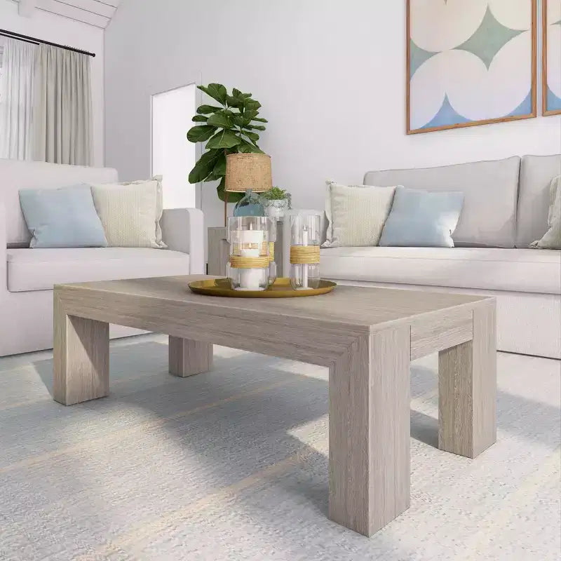 Table basse moderne 48 en bois massif