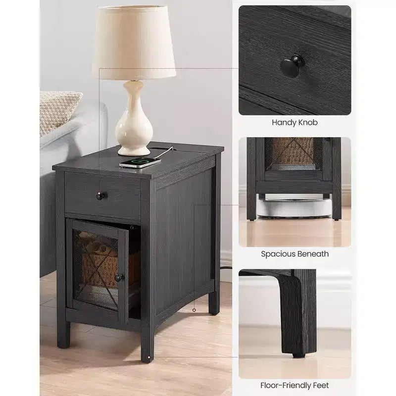 Table d'appoint avec rangement