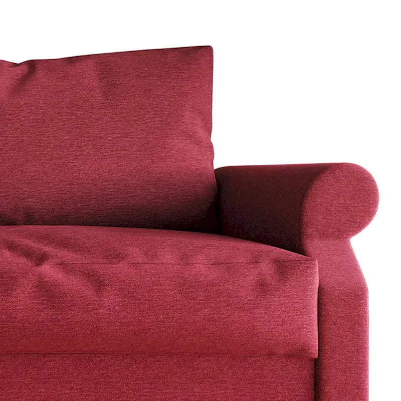 Fauteuil capitonné en lin classique
