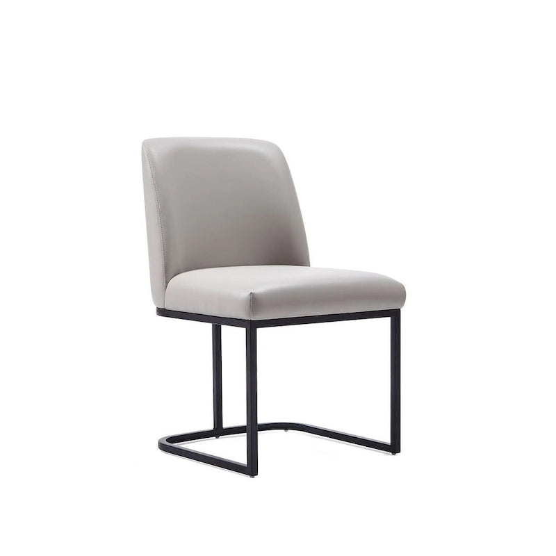 Chaise de salle à manger en similicuir (lot de 2)