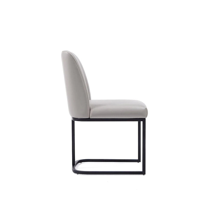 Chaise de salle à manger en similicuir (lot de 2)