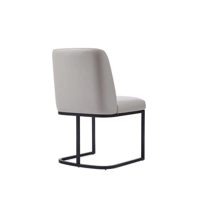 Chaise de salle à manger en similicuir (lot de 2)