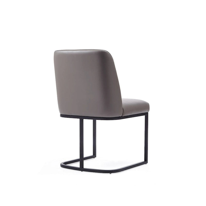 Chaise de salle à manger en similicuir (lot de 2)