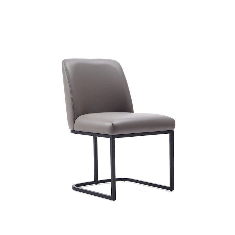 Chaise de salle à manger en similicuir (lot de 2)