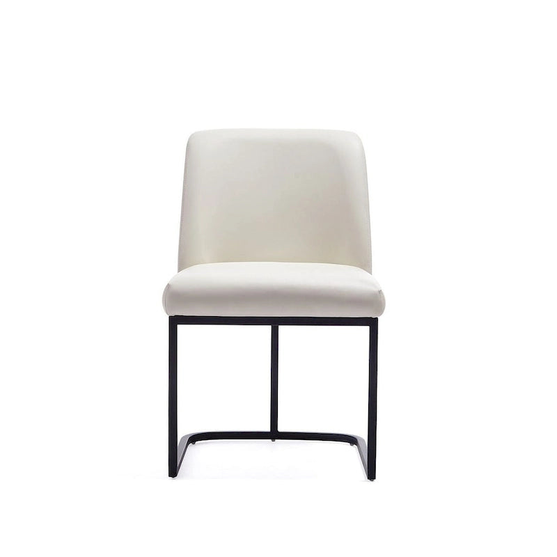 Chaise de salle à manger en similicuir (lot de 2)