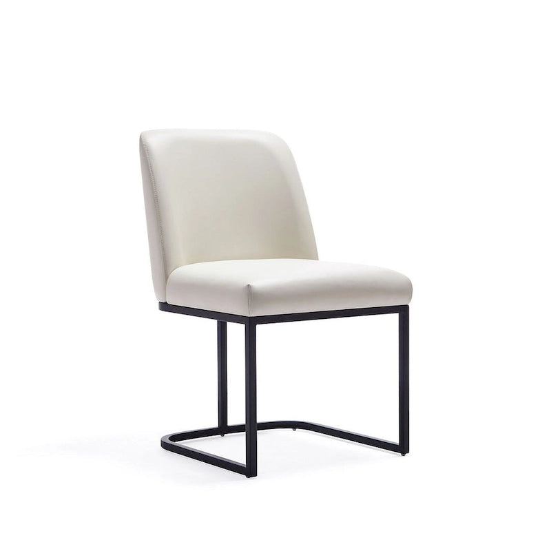 Chaise de salle à manger en similicuir (lot de 2)