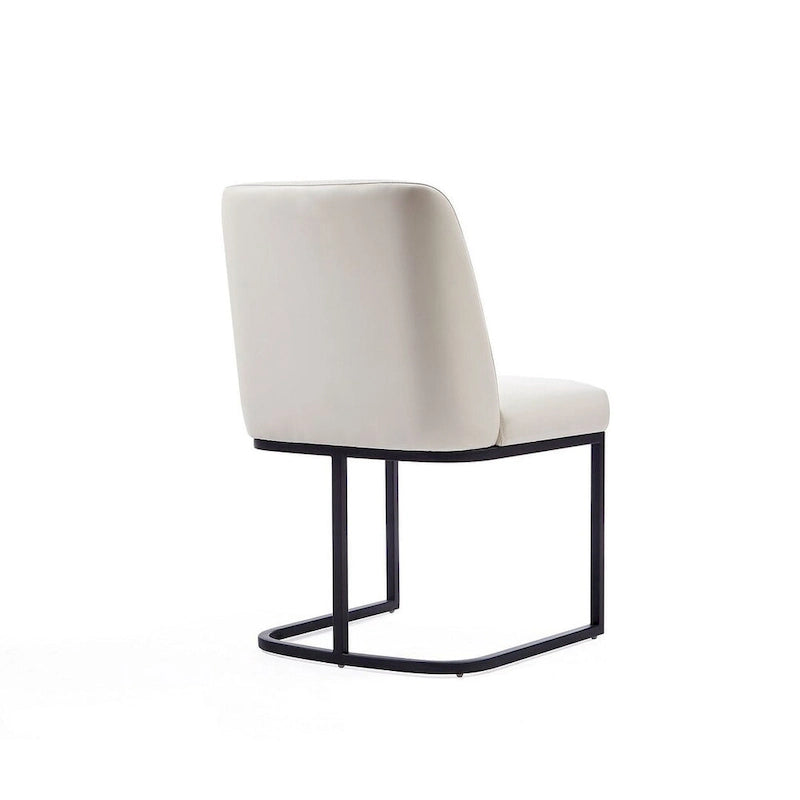 Chaise de salle à manger en similicuir (lot de 2)