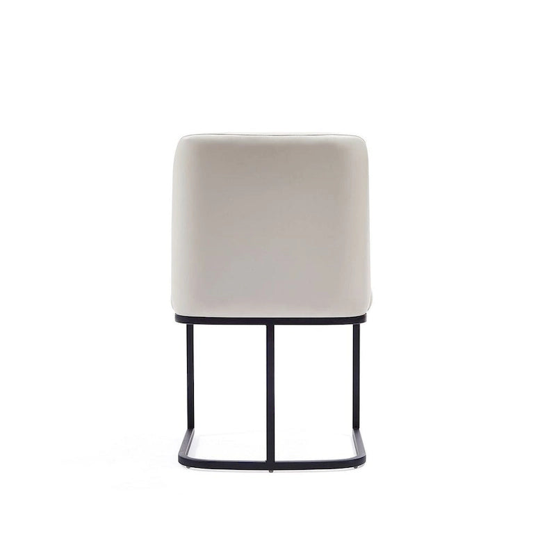 Chaise de salle à manger en similicuir (lot de 2)