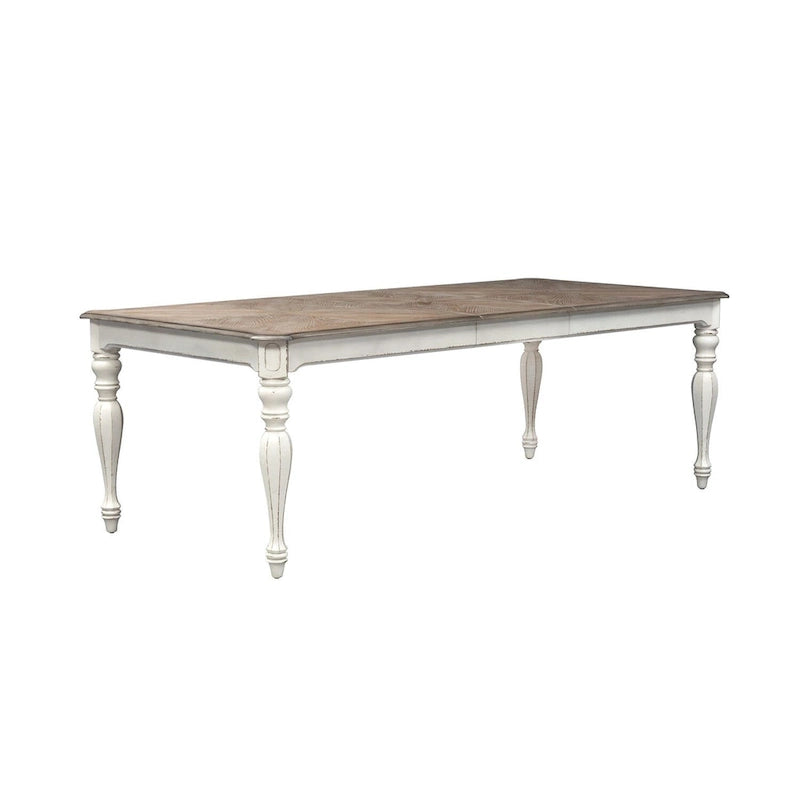 Table à manger rectangulaire à pieds droits