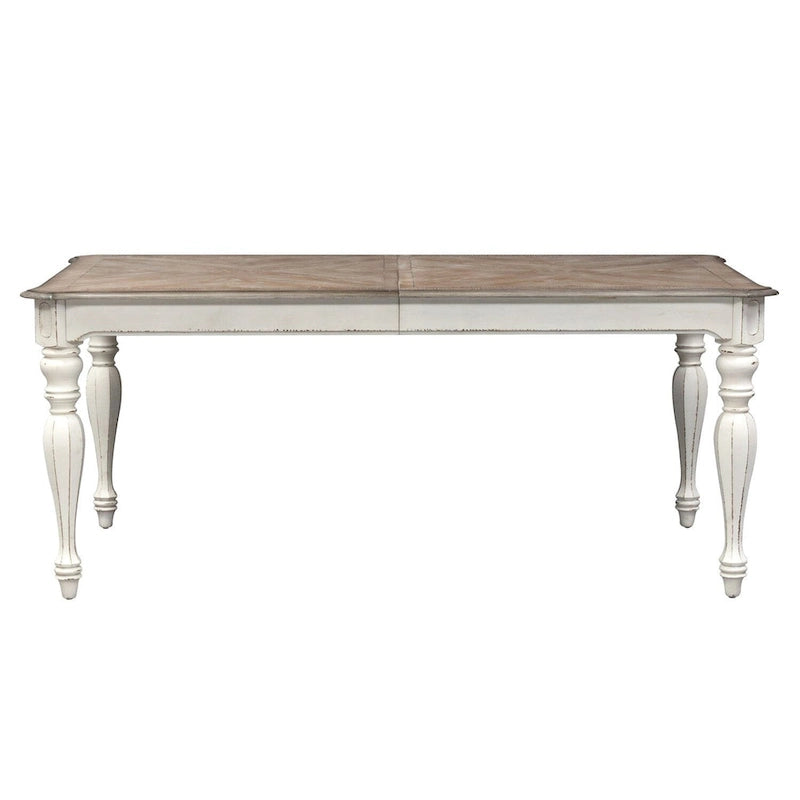 Table à manger rectangulaire à pieds droits