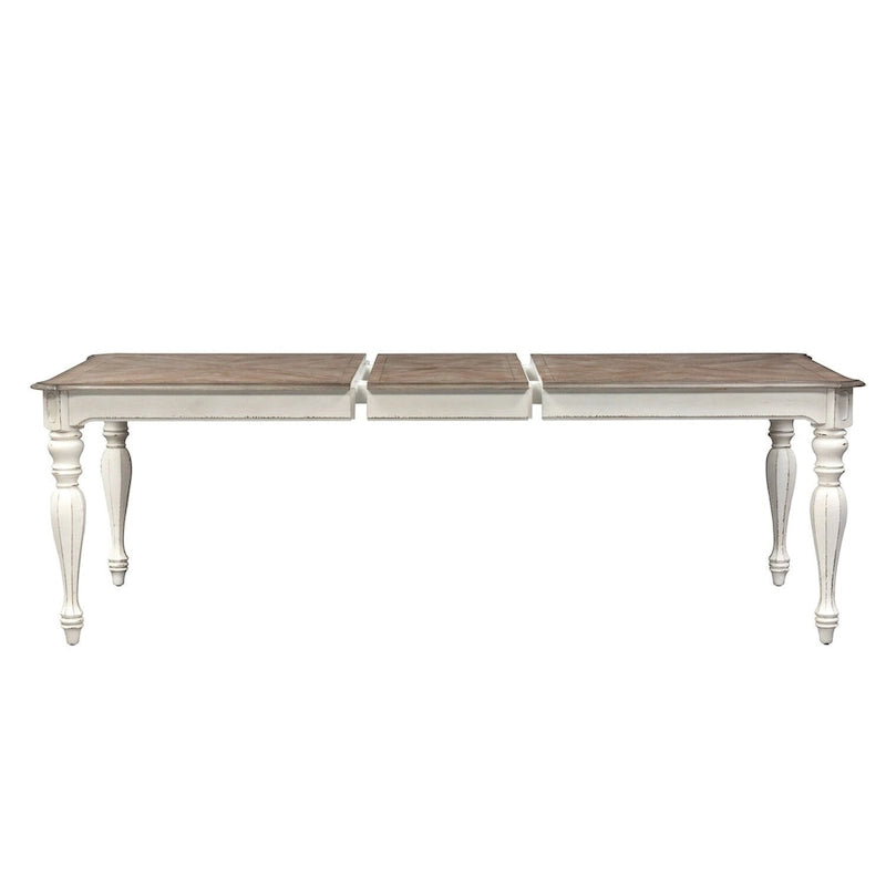 Table à manger rectangulaire à pieds droits