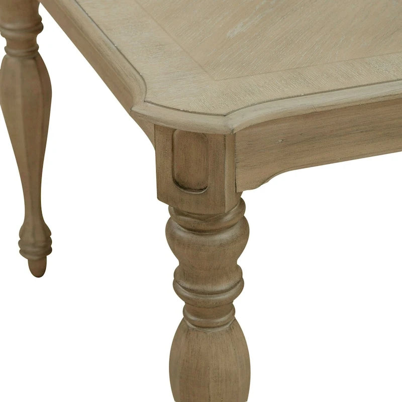 Table à manger rectangulaire à pieds droits