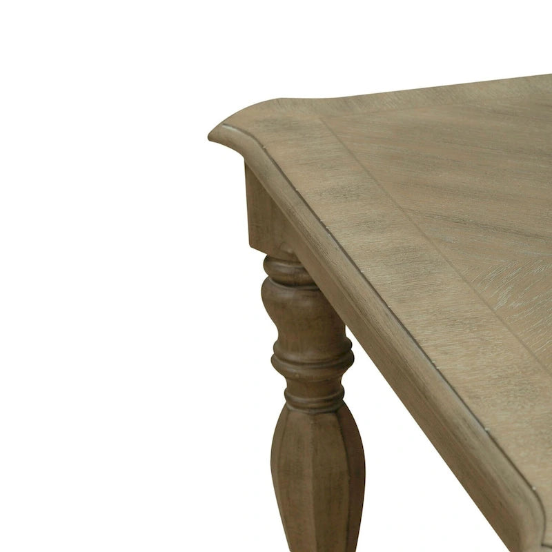 Table à manger rectangulaire à pieds droits