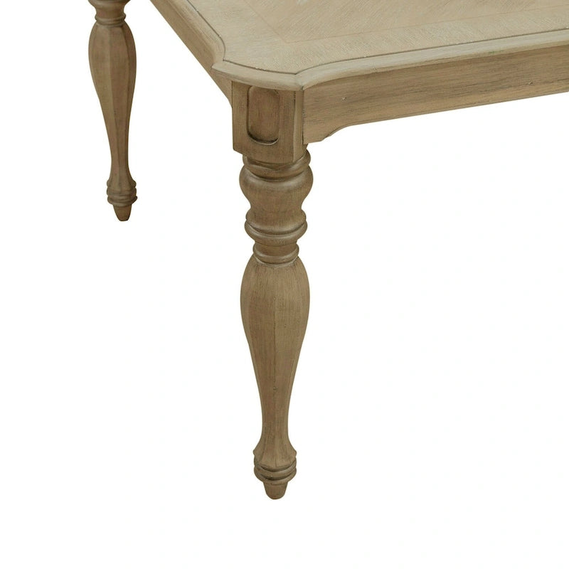 Table à manger rectangulaire à pieds droits