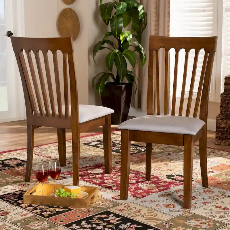 Ensemble de 2 chaises de salle à manger modernes et contemporaines
