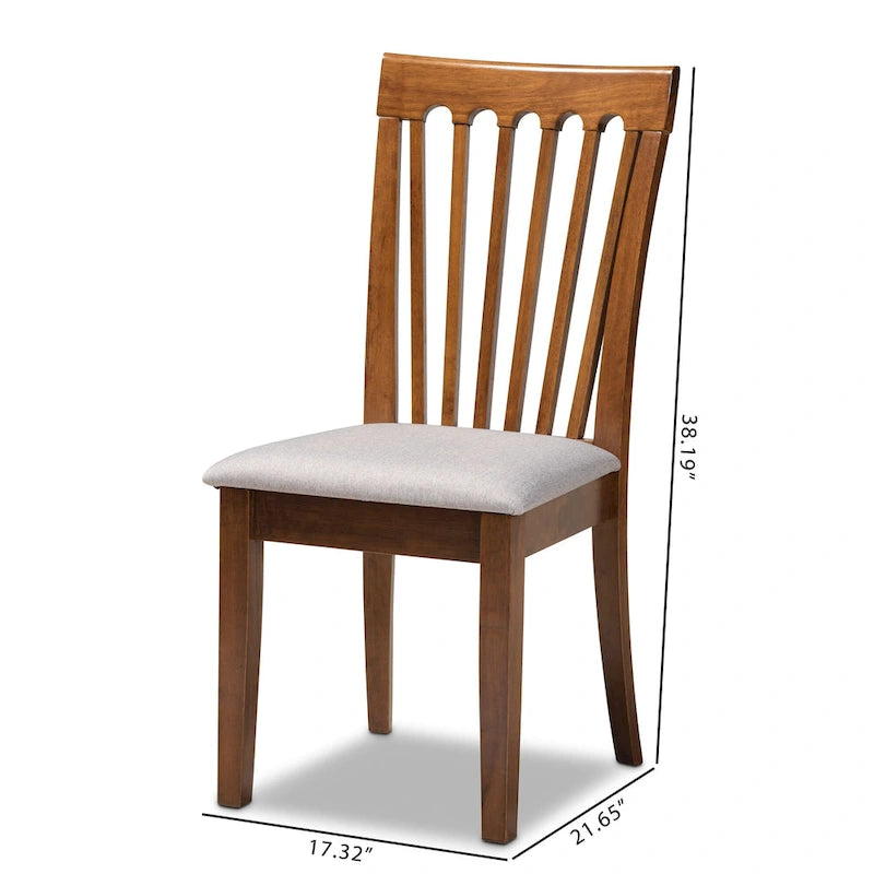 Ensemble de 2 chaises de salle à manger modernes et contemporaines