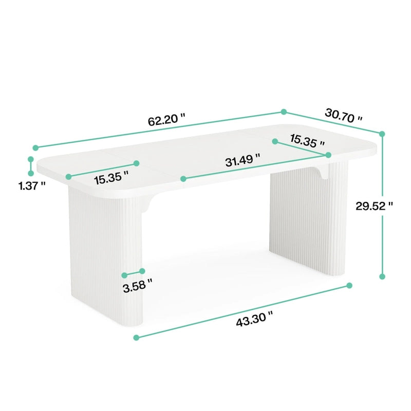Bureau d'ordinateur simple de direction moderne