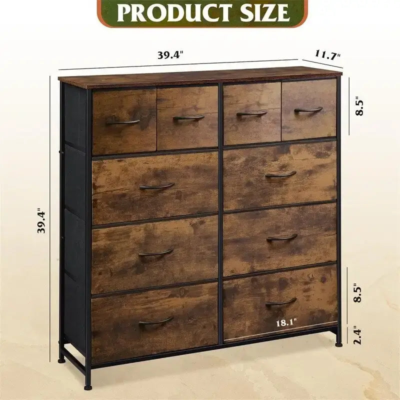 Commode en tissu pour chambre à coucher