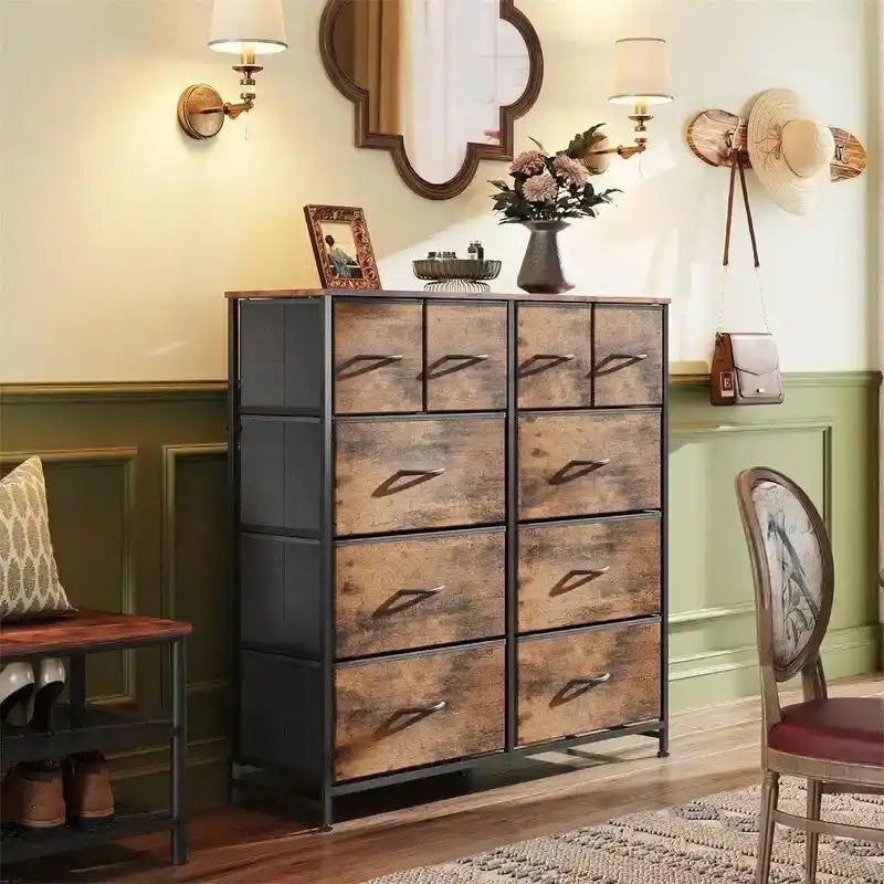 Commode en tissu pour chambre à coucher