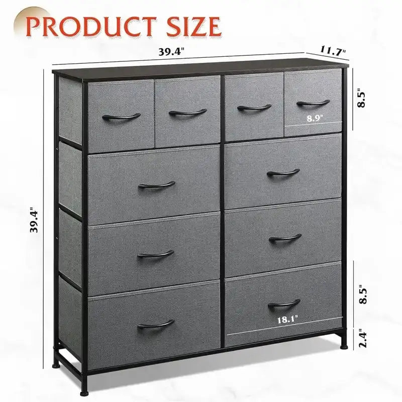 Commode en tissu pour chambre à coucher
