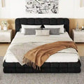 Lit plateforme rembourré pour chambre à coucher