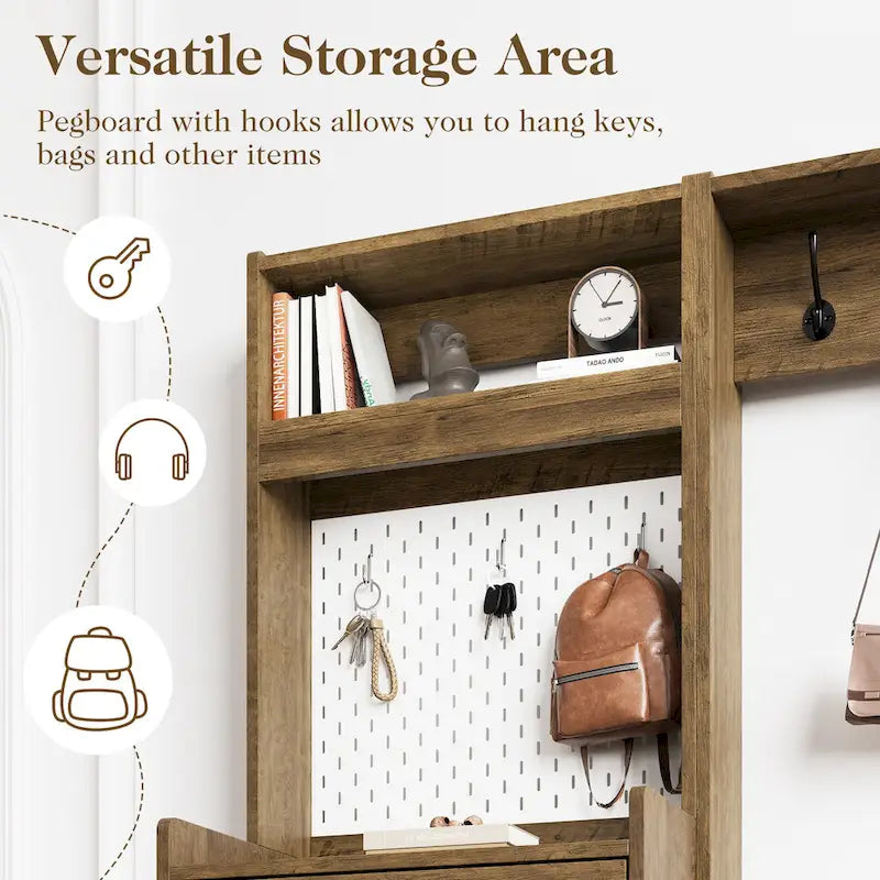Banc de rangement pour chaussures