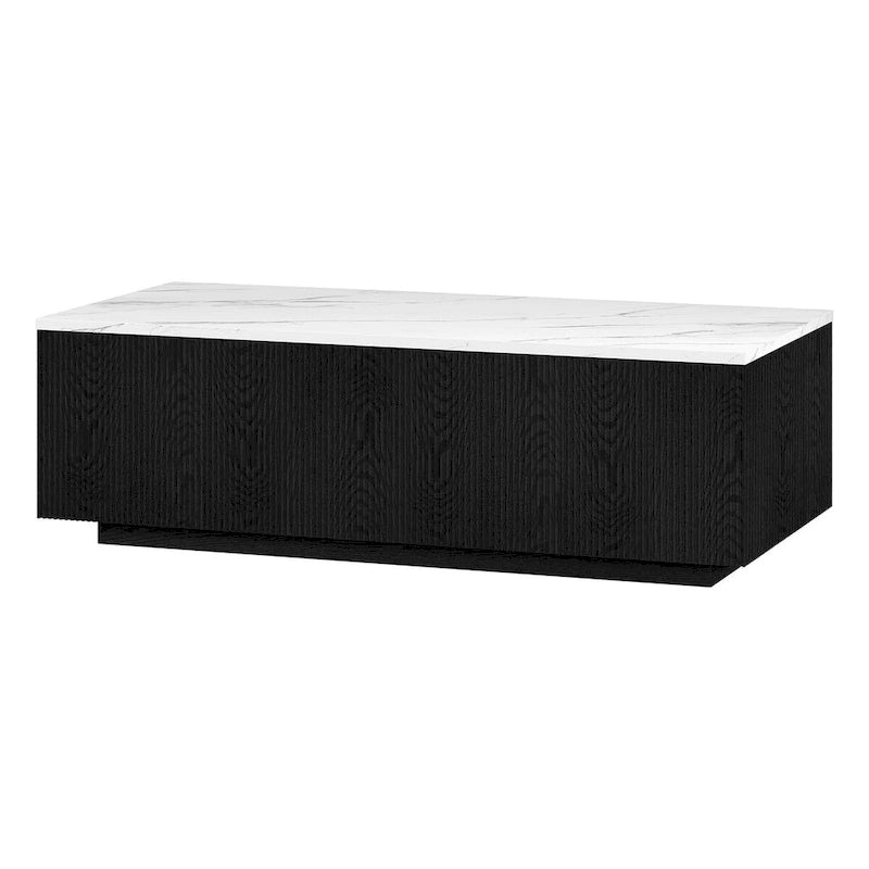 Table basse rectangulaire de 48 pouces de large
