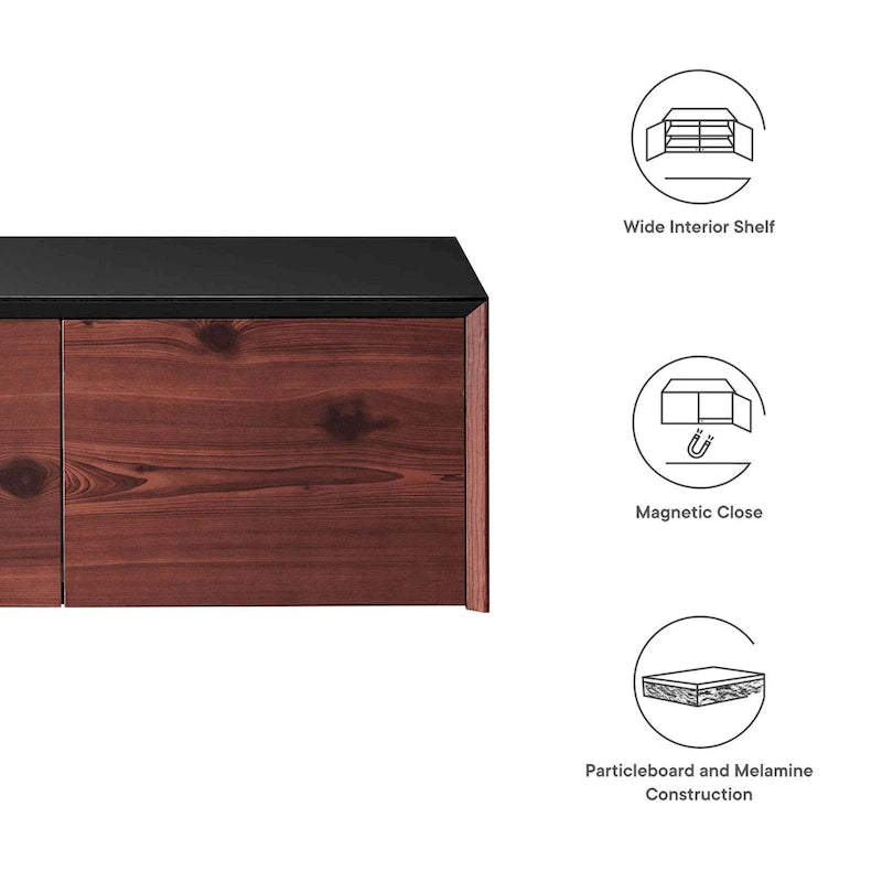 Armoire de rangement murale pour bureau