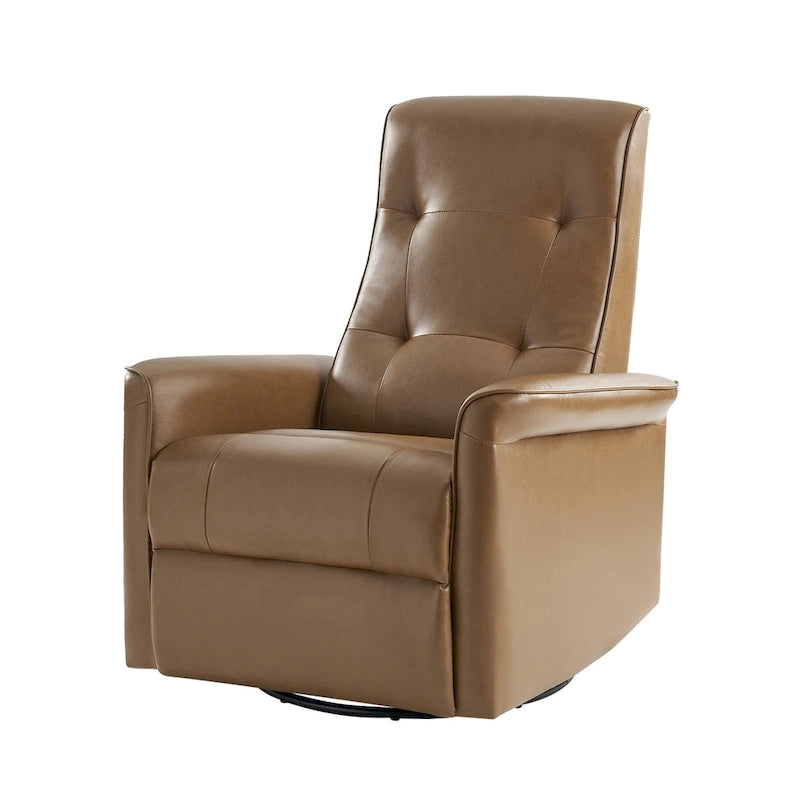 Fauteuil inclinable électrique pivotant en similicuir moderne avec ports USB